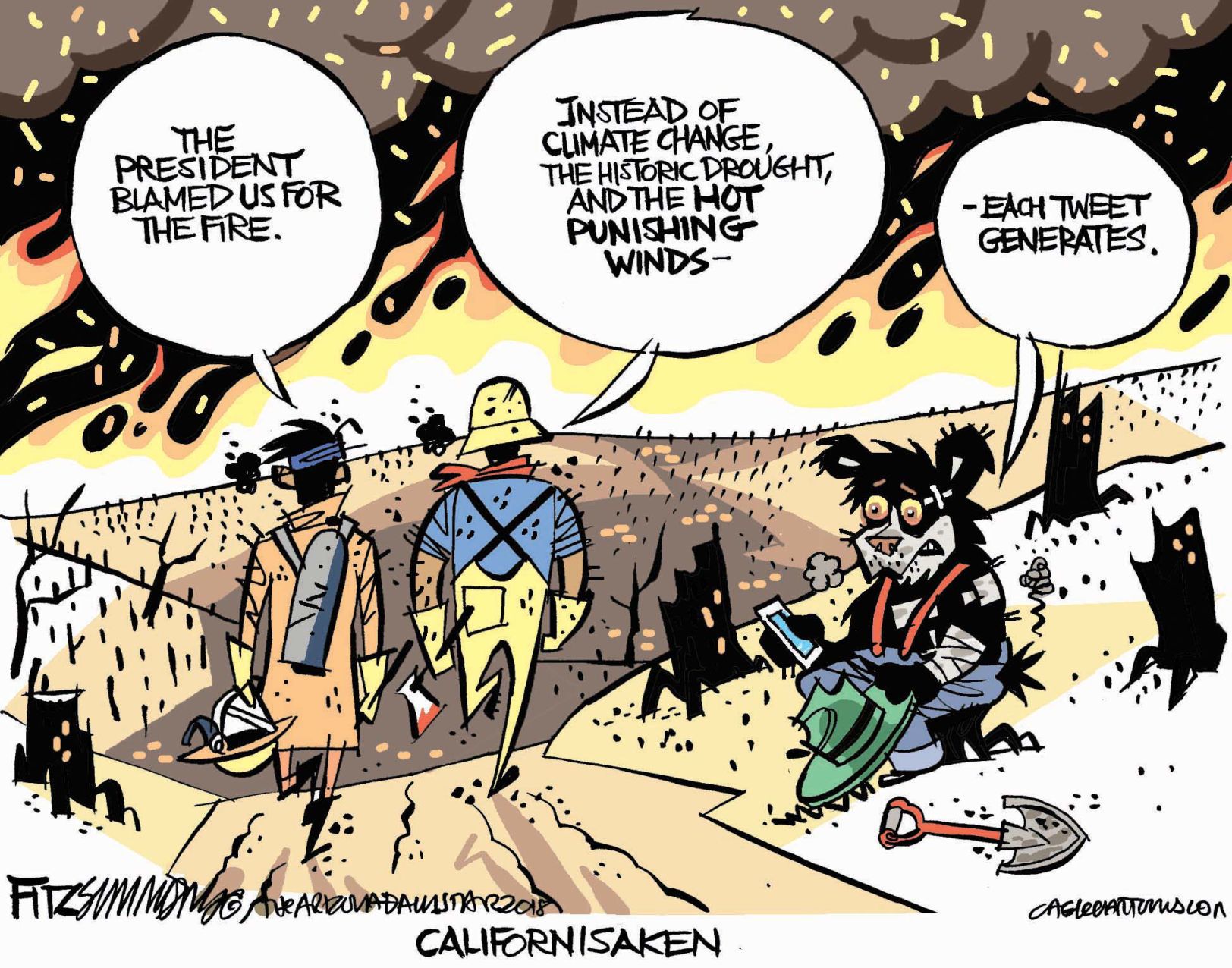 Daily Fitz Cartoon: California